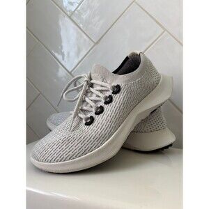 Allbirds Womens Sz 9.5 EUC Tree Dasher2 Blizzard Black|White Sole Running Shoe